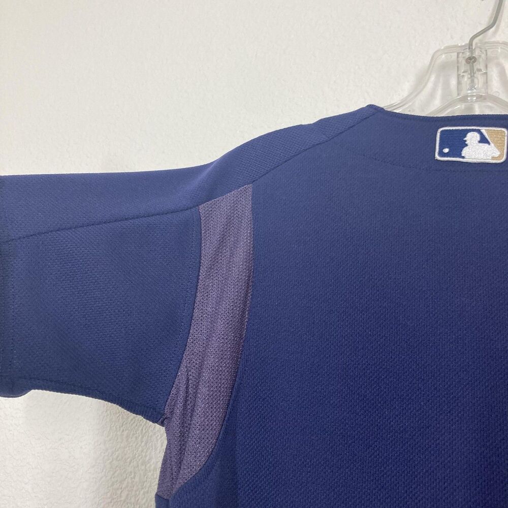 San Diego Padres Jersey Youth 7 Blue MLB Baseball Majestic Authentic Boys - Picture 13 of 13